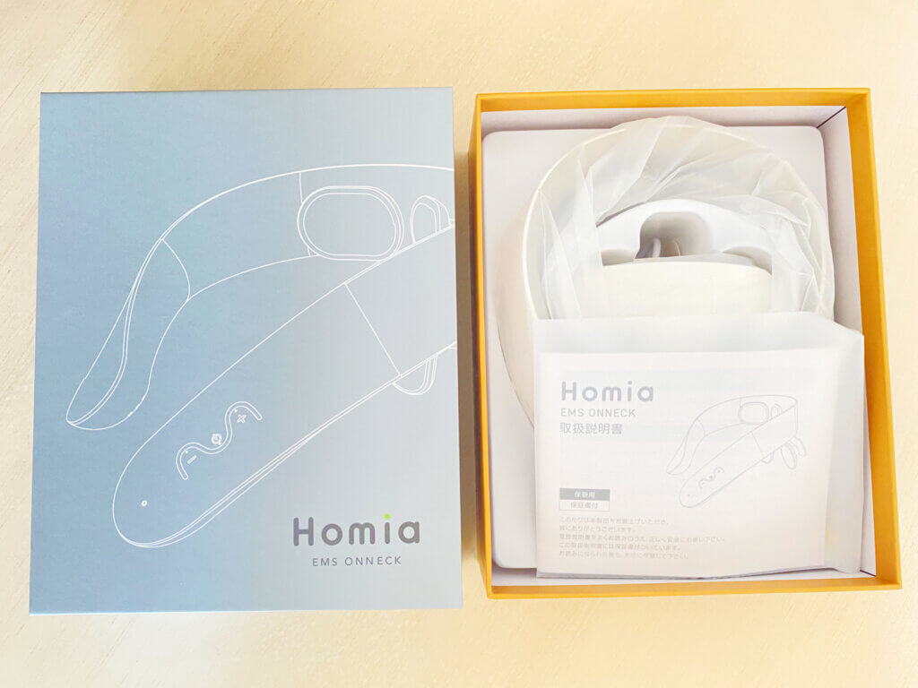 Homia EMS ONNECK ホーミアオンネック　首肩 温熱 くちこみ　ブログ レビュー レポ